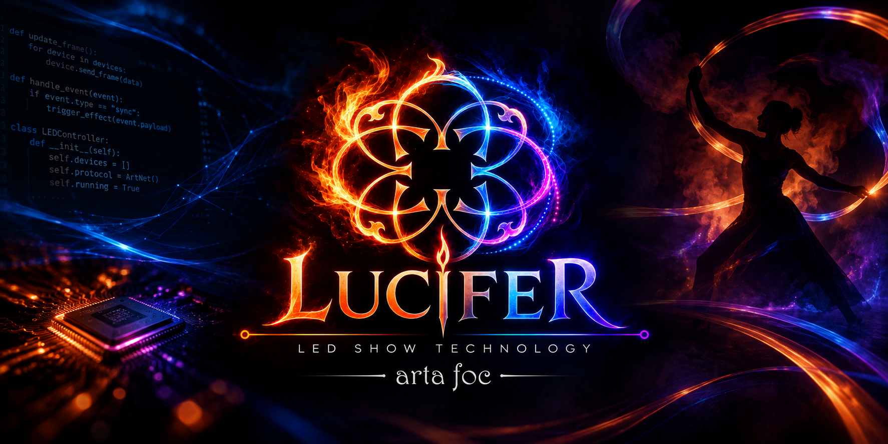 Lucifer — autorski ekosystem sterowania LED do pokazów scenicznych